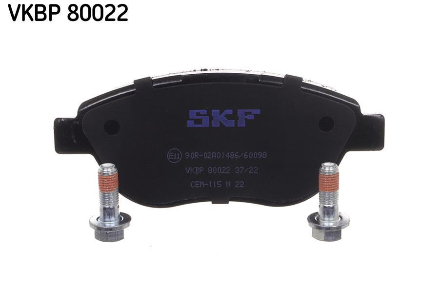 Jeu de 4 plaquettes de frein SKF ref. VKBP 80022